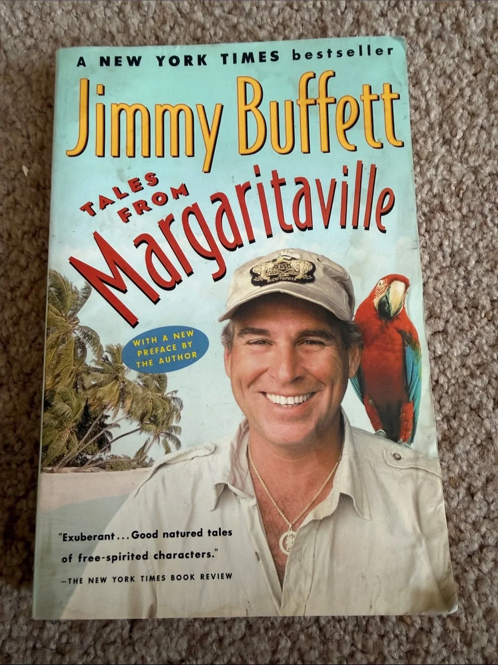 Margaritaville Paperback Book - Light Blue Cover